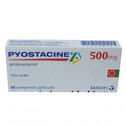 Пиостацин (Пристинамицин) таблетки 500мг №16 в Иваново и области фото